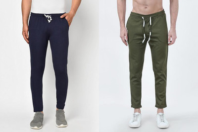 BE SWADESHI Solid Men Grey Track Pants