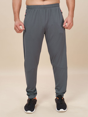 TECHNOSPORT Solid Men Grey Track Pants