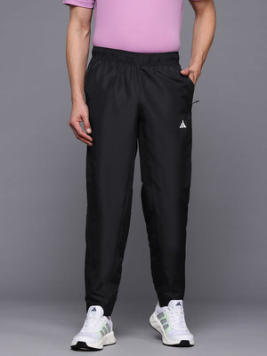 ADIDAS Solid Men Black Track Pants