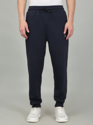 CANTABIL Solid Men Dark Blue Track Pants