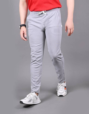 RDX Solid Men Grey Track Pants