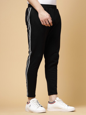 RIGO Solid Men Black Track Pants