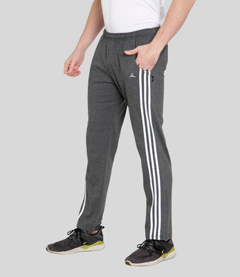 Zeffit Self Design Men Grey, White Track Pants