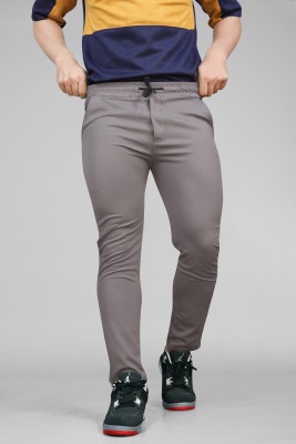 kahan Solid Men Grey Track Pants