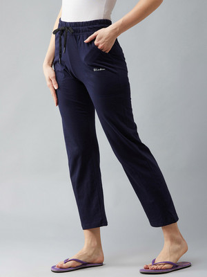 BLINKIN Solid Women Blue Track Pants