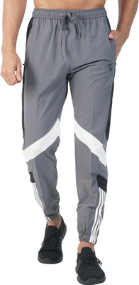 GOTO Striped Men Grey Track Pants