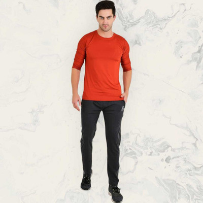 Kaddy Solid Men Grey Track Pants