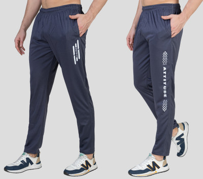 Zeffit Printed Men Grey Track Pants