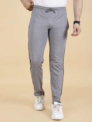 STARFOX Striped Men Grey Track Pants