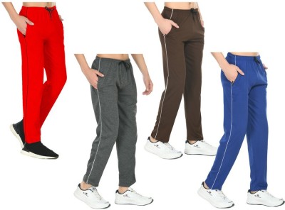 IndiWeaves Solid Men Multicolor Track Pants