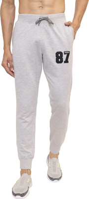 AVOLT Solid Men Grey Track Pants