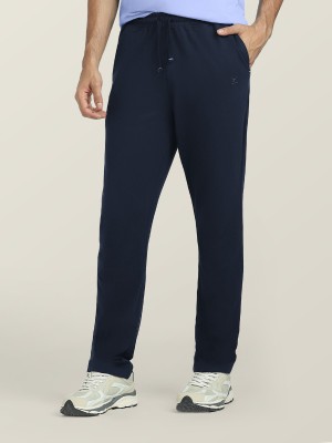 XYXX Solid Men Blue Track Pants