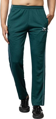 White Hawk Printed Men Light Green Track Pants