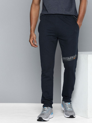 HRX by Hrithik Roshan Solid Men Blue Track Pants