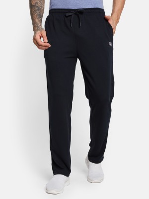 Octave Solid Men Dark Blue Track Pants