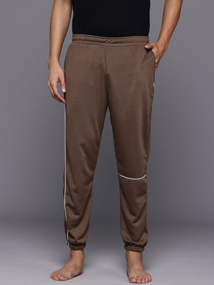 HRX by Hrithik Roshan Solid Men Brown Track Pants