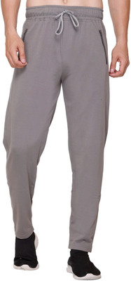 Jinxer Solid Men Grey Track Pants