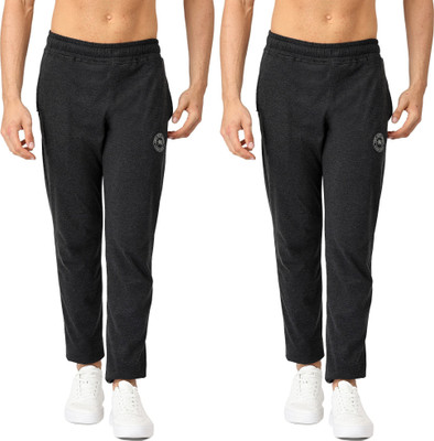 Pepe Jeans Solid Men Black Track Pants