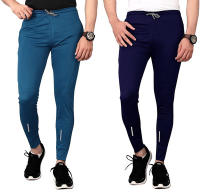 BRAIN INSTA Solid Men Blue, Dark Blue Track Pants