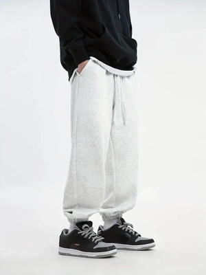 PROGENY Solid Men Grey Track Pants