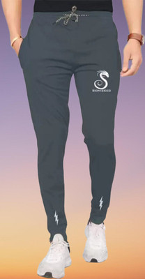 sonizeed bk Solid Men Grey Track Pants