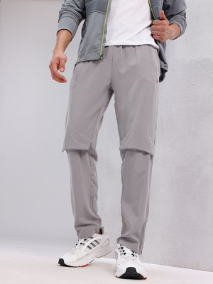 HRX by Hrithik Roshan Solid Men Grey Track Pants