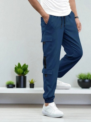 SB Trend Solid Men Grey Track Pants