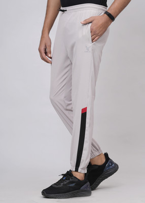 jorkk Colorblock Men Grey Track Pants