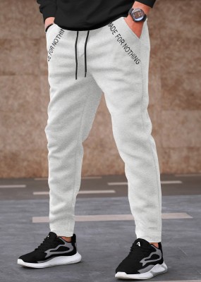 TRIPR Printed Men Grey Track Pants