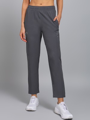 Lemona Solid Women Silver Track Pants