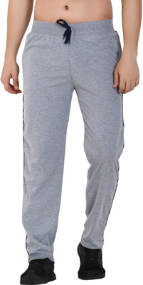 Muffy Solid Men Grey Track Pants