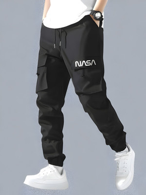 THE SARTHI FASHION TREND Solid Men Black Track Pants