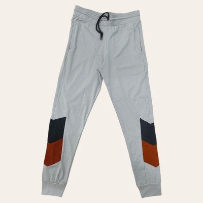 HITERA Colorblock Men Grey Track Pants
