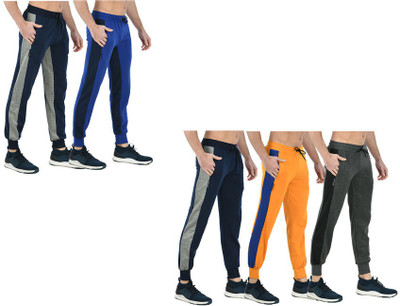 IndiWeaves Colorblock Men Multicolor Track Pants