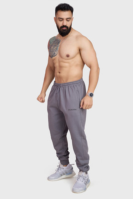 FuaarK Solid Men Grey Track Pants