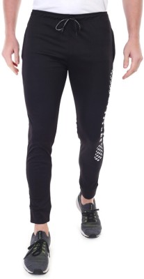 Mom's Cradle Printed Men Black Track Pants