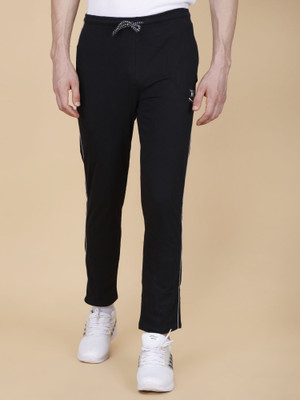 Star Fox Solid Men Black Track Pants