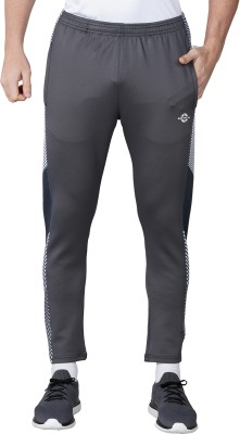 NIVIA Colorblock Men Grey Track Pants