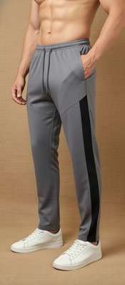 Gautam Enterprises Colorblock Men Grey Track Pants