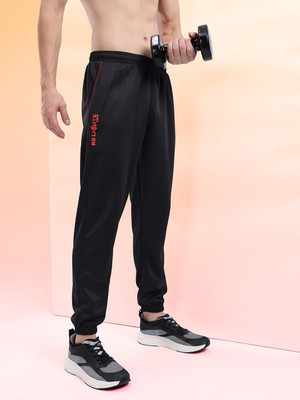 HRX by Hrithik Roshan Solid Men Black Track Pants