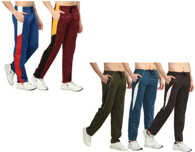 KAVYA Solid Men Multicolor Track Pants
