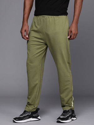 HRX by Hrithik Roshan Solid Men Green Track Pants