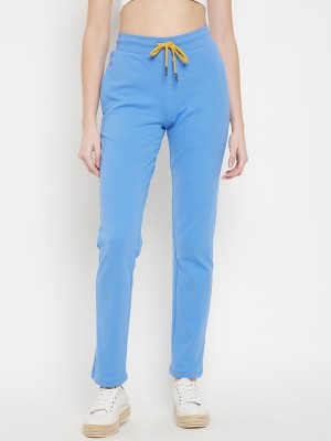 MADAME M SECRET Solid Women Blue Track Pants