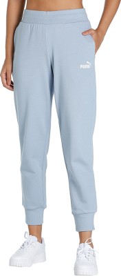 PUMA ESS Sweatpants Solid Women Blue Track Pants