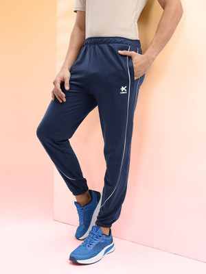 HRX by Hrithik Roshan Solid Men Blue Track Pants