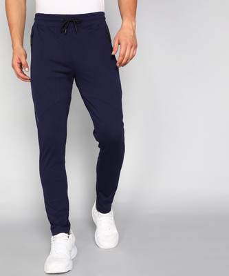 VH Flex Solid Men Dark Blue Track Pants
