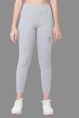 TYKUN Solid Women Grey Track Pants