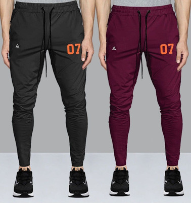 AVOLT Solid Men Multicolor Track Pants