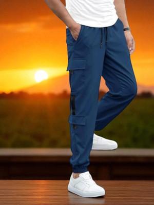 SB Trend Solid Men Grey Track Pants