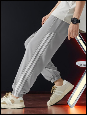 Kesaria Fab Solid Men Grey Track Pants